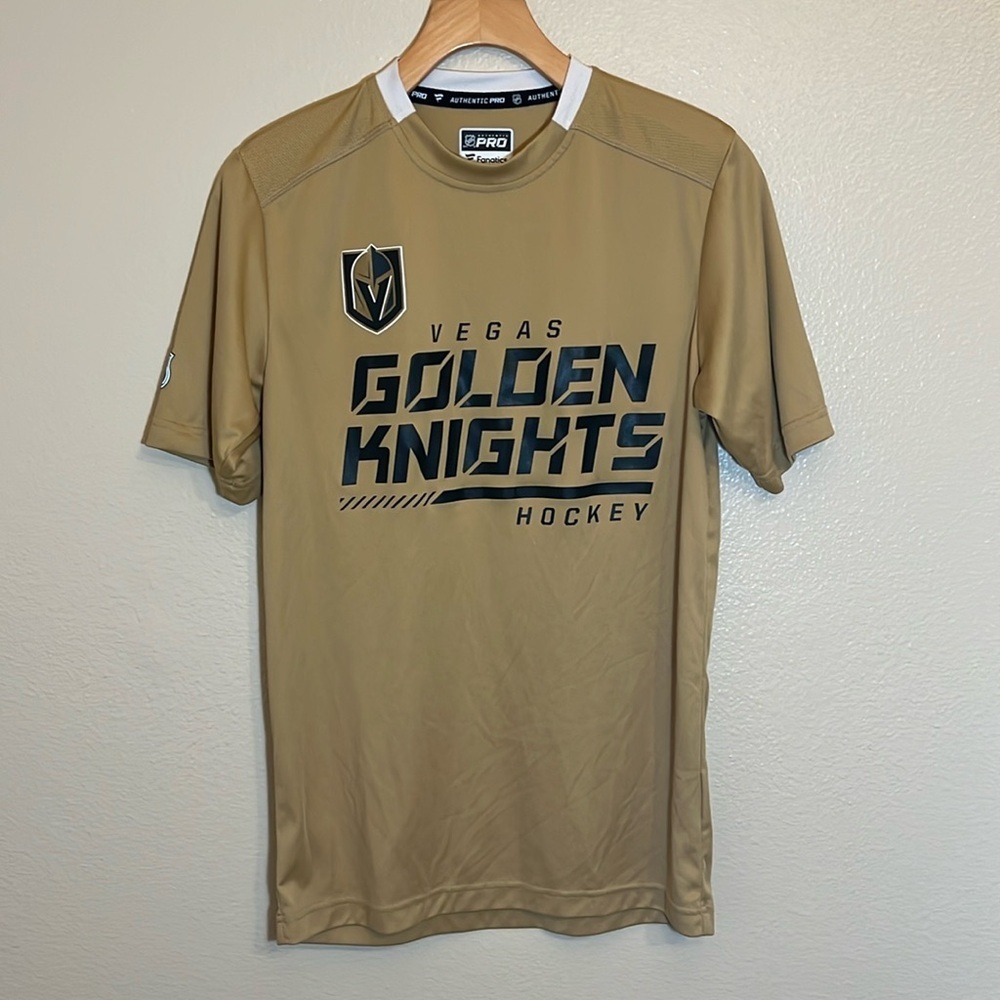 Fanatics Authentic Pro Vegas Golden Knights NHL Hockey Short Sleeve Shirt